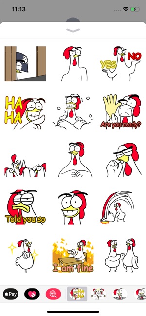 Chicken Bro 20 Sticker Pack(圖2)-速報App