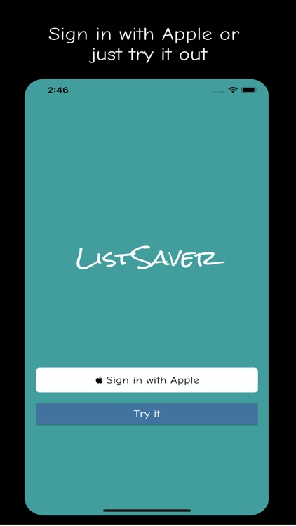 ListSaver: Shopping list saver