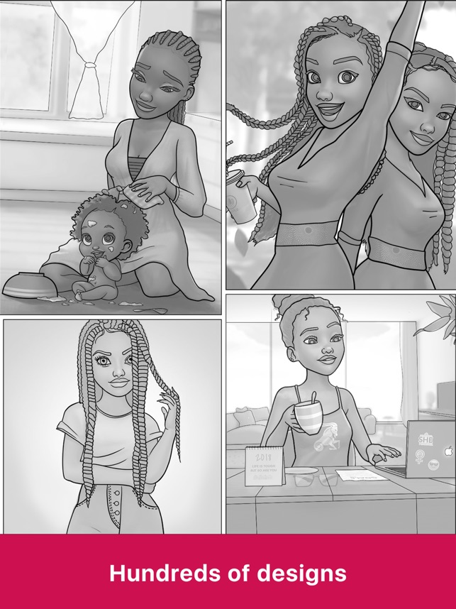 Color Noir Coloring Art Games On The App Store