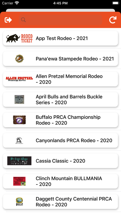 Rodeo Ticket Check In screenshot 2