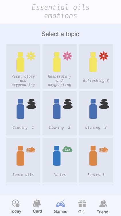 Essential oils emotions