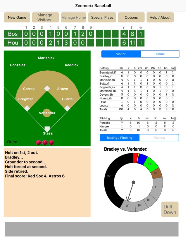 Zeemerix PlayByPlay Baseball