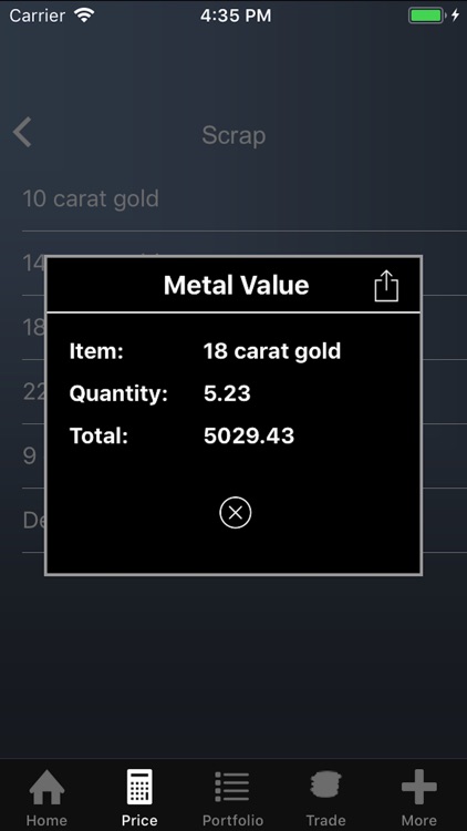 The Gold Price Calculator screenshot-5