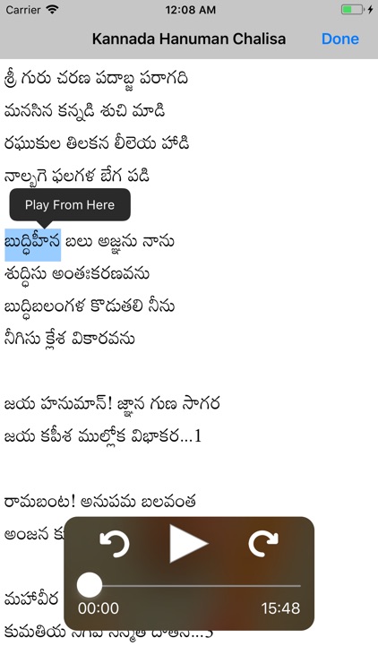 SGS Kannada Hanuman Chalisa screenshot-4