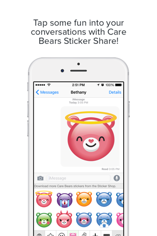 Care Bears Sticker Share - náhled