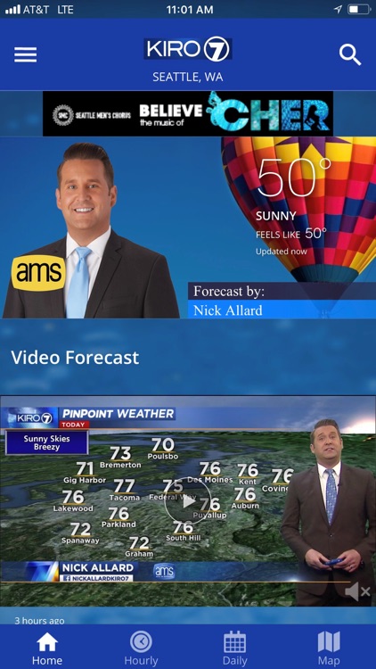 KIRO 7 PinPoint Weather App