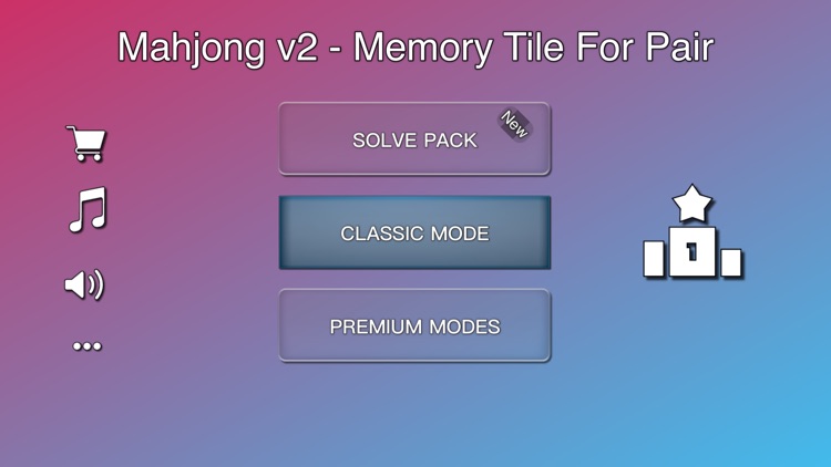 Mahjong v2 - Memory Tile Pair