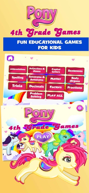 Fourth Grade Pony School Games(圖1)-速報App