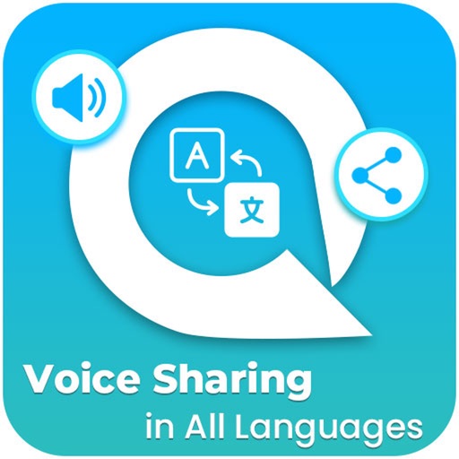 Voice Share in all languages icon