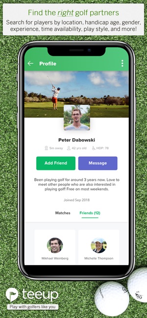 Tee Up - Find Golf Partners(圖1)-速報App