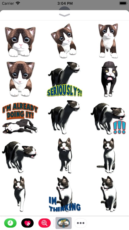 Cat Emoji Sticker Collection screenshot-3