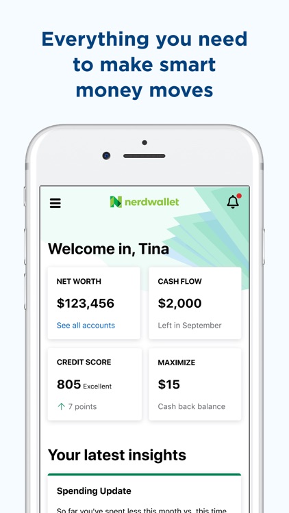 NerdWallet: Finance Tracker screenshot-0