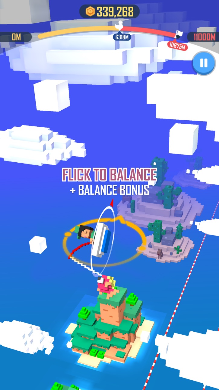Jump Rider: Crazy Boat Hack screenshot 2 - iOS game interface