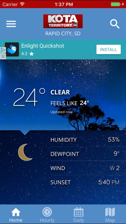 KOTA Mobile Weather screenshot-0
