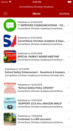 CornerStone Christian Acad.(圖2)-速報App