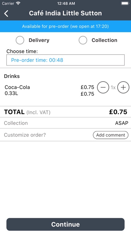 Cafè India Little Sutton