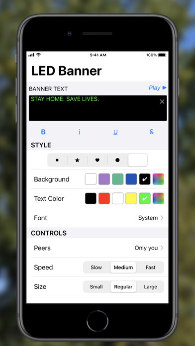 party-time-led-voice-banner-ipad-screen-shot-0