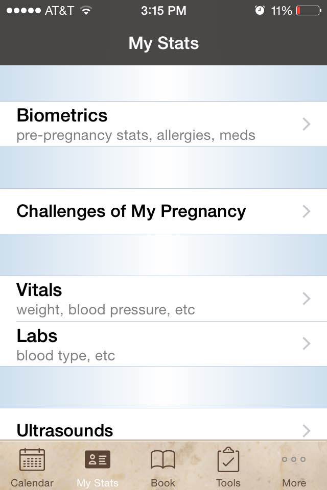 My Pregnancy A to Z Journal screenshot 2
