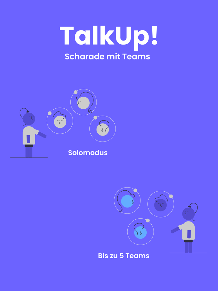 TalkUp - Scharade mit Teams