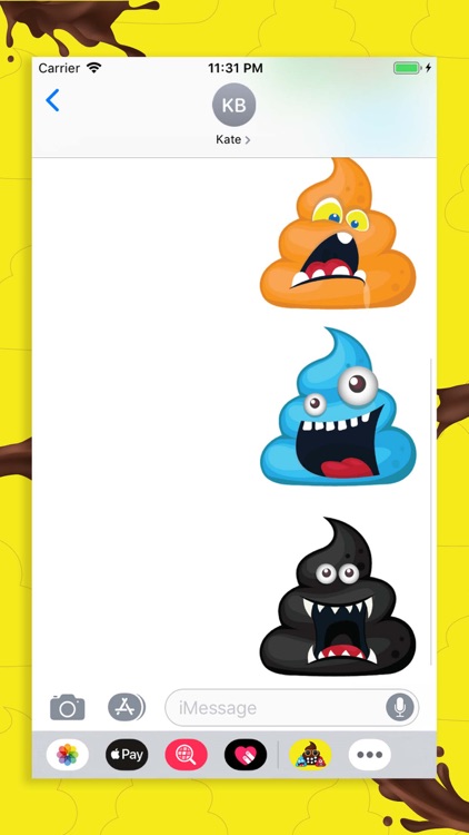 Monster Poopy Emoji screenshot-3