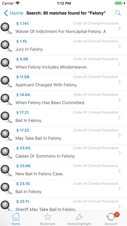 TX Penal Code, Titles & Laws screenshot-7