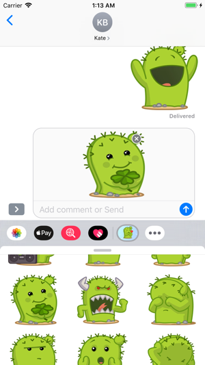 Cactus Emoji Stickers(圖5)-速報App