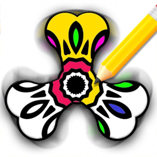 Coloring Pages: Fidget Spinner