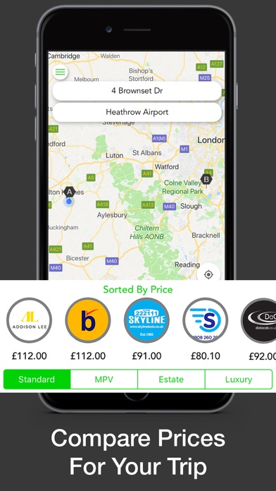 Orbit - Cab Price Comparison screenshot 4