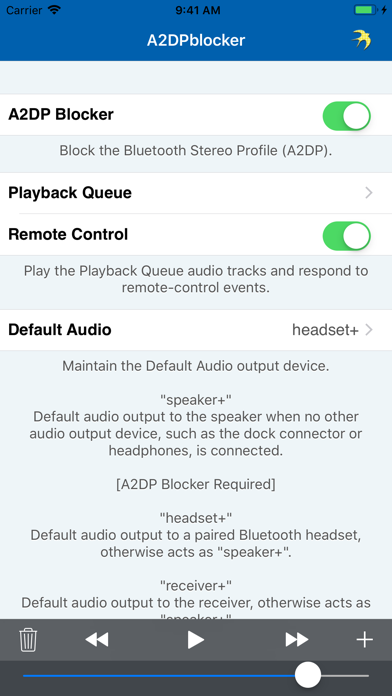 A2DPblocker - Bluetooth Stereo Profile Blocker Screenshot 3