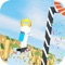 Ride your Flying Board through the obstacles and beat your opponents