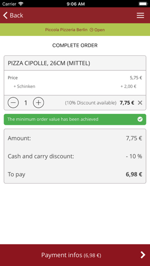 Piccola Pizzeria Berlin(圖2)-速報App