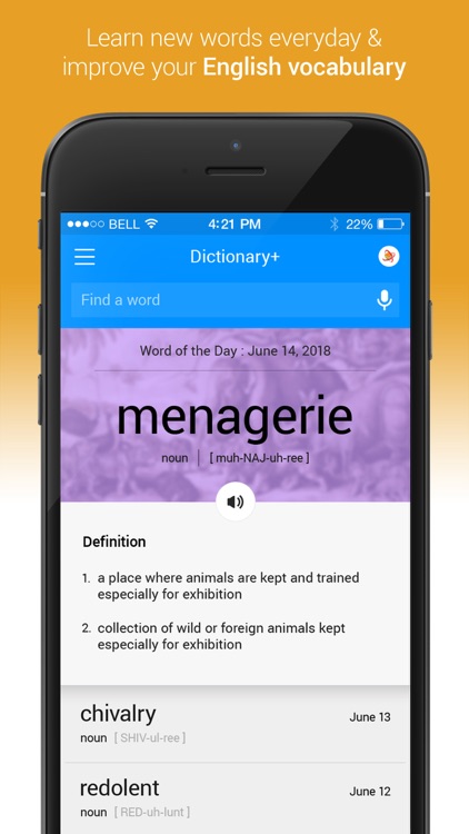 Dictionary - English