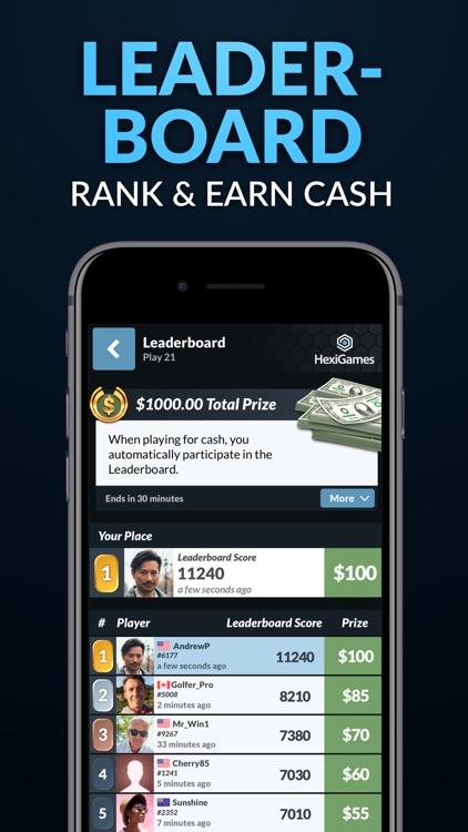 Play 21: Real Money Card Game screenshot-5