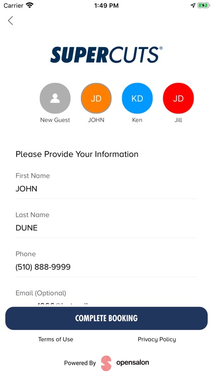 Supercuts Hair Salon Check-in screenshot-3