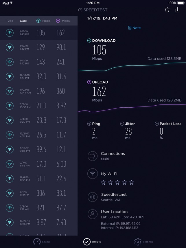 Speedtest