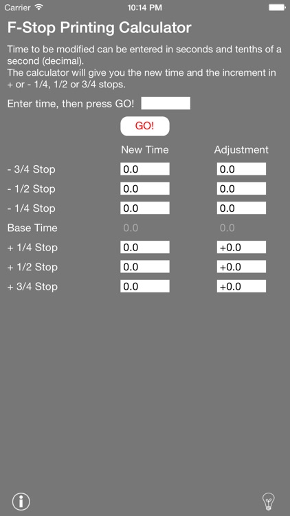 f-Stop Printing Calculator screenshot-3