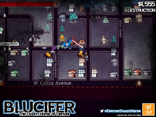Blucifer, game for IOS