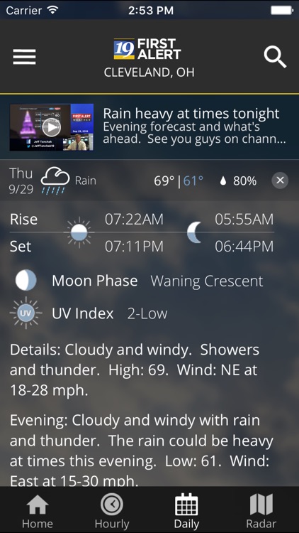 Cleveland19 FirstAlert Weather screenshot-3