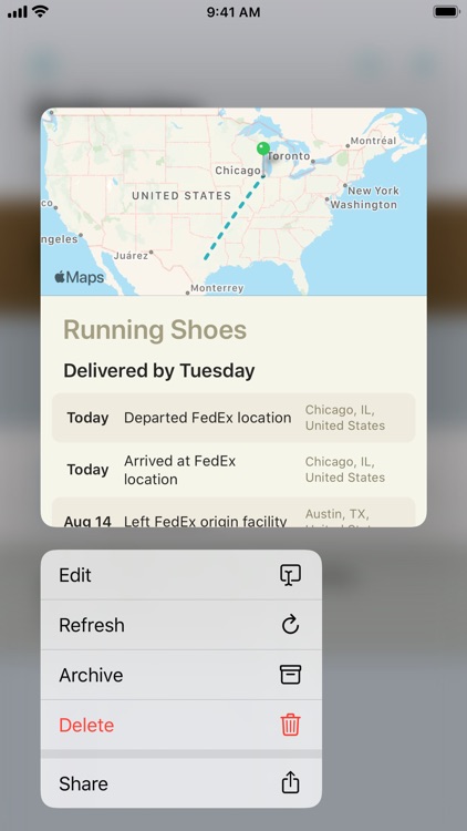 Deliveries: a package tracker screenshot-6