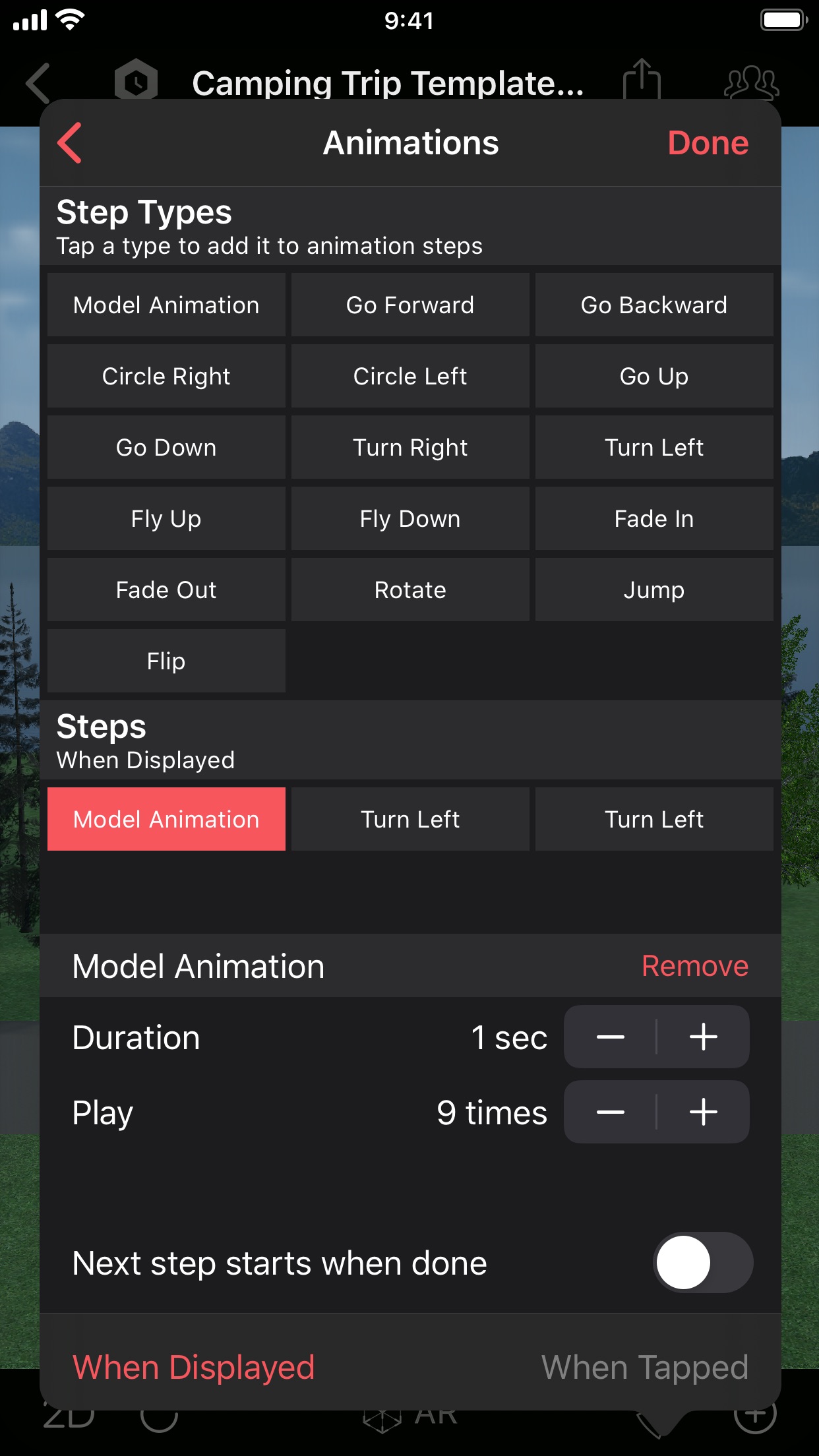 Screenshot do app Timebox Story Studio 3D