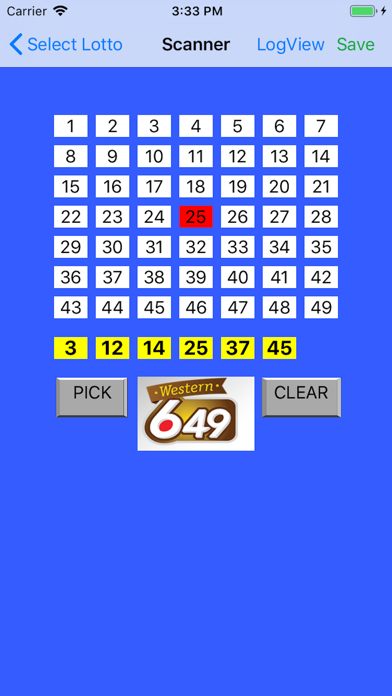 LottoPicker screenshot 3
