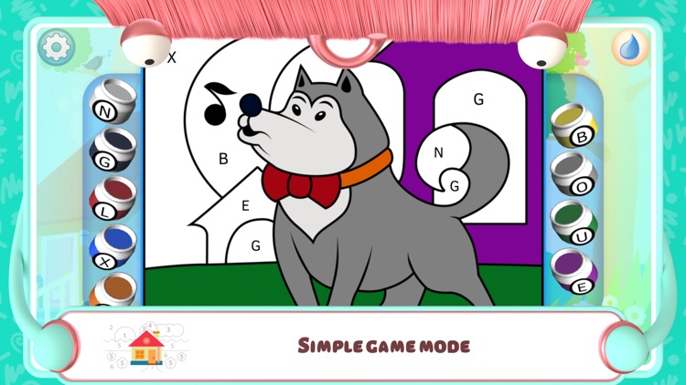 Color by Numbers - Dogs