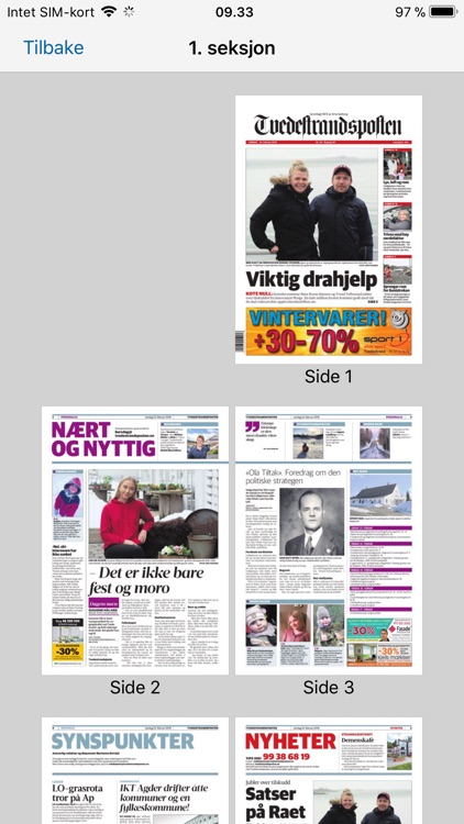 Tvedestrandsposten screenshot-4
