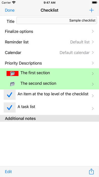 How to cancel & delete RDO Checklist from iphone & ipad 2