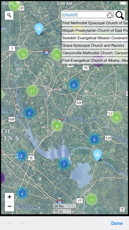 US Historical Places Point Map