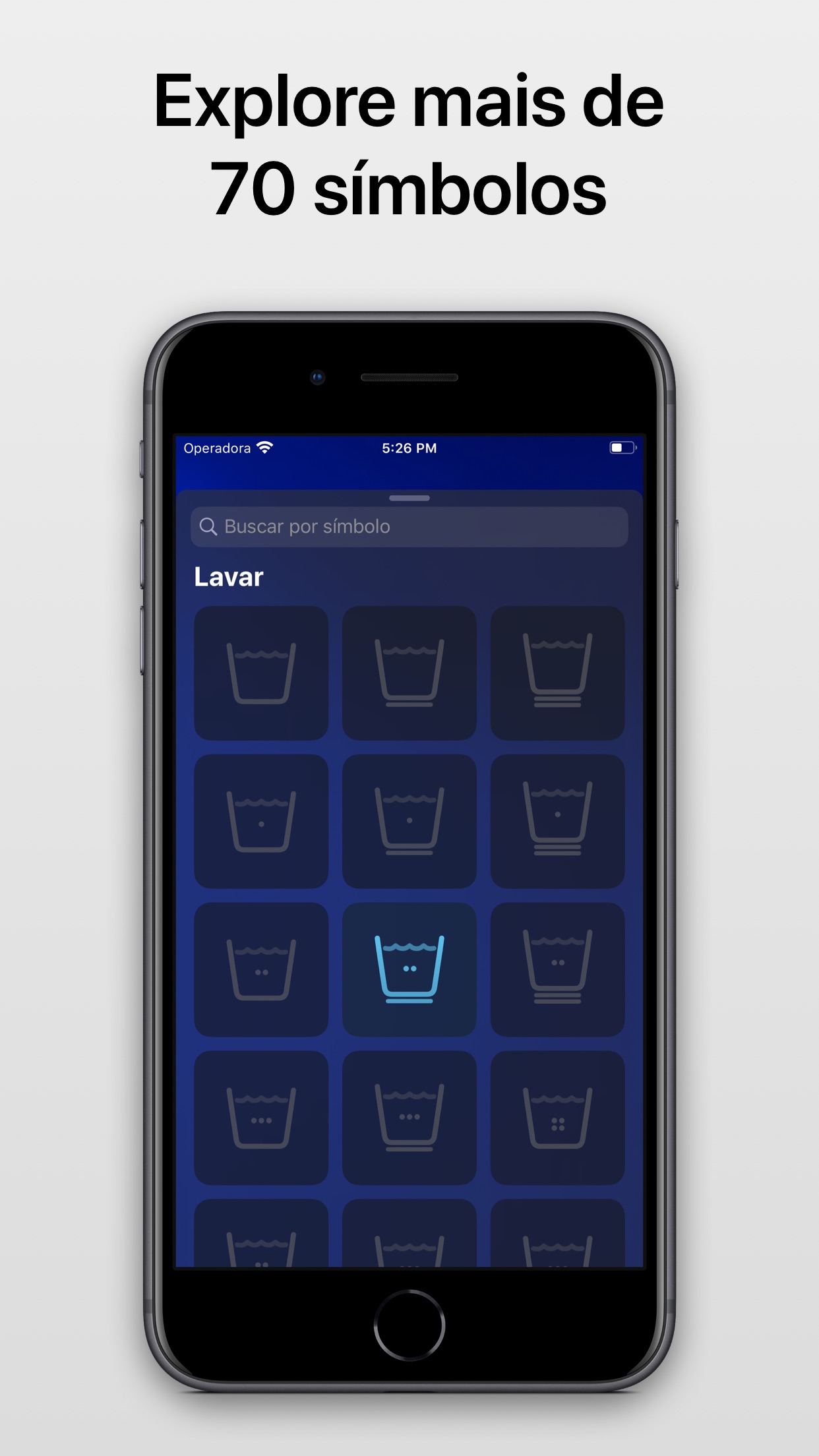 Screenshot do app Laundry Lens