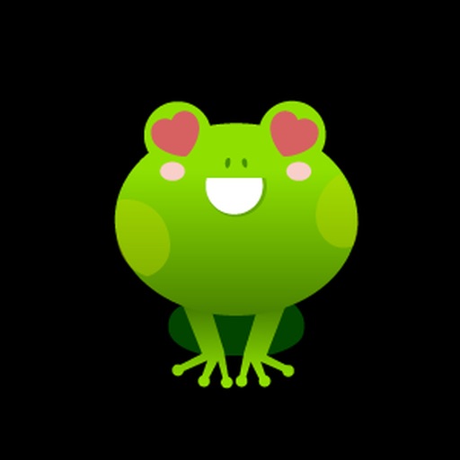 Green Frog Sticker icon