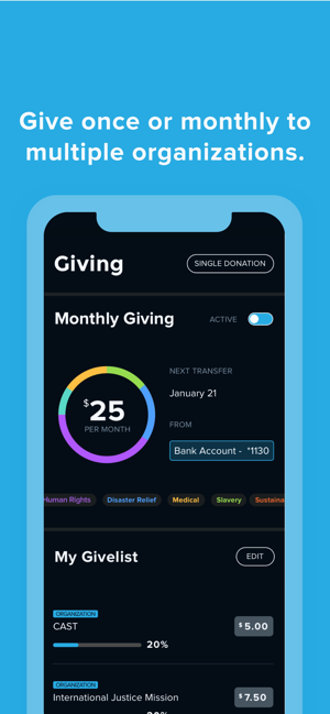 Givelist: Give and Impact(圖1)-速報App