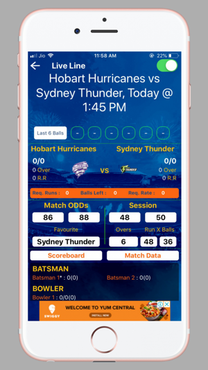 Cricket: Live Line &  Score(圖2)-速報App