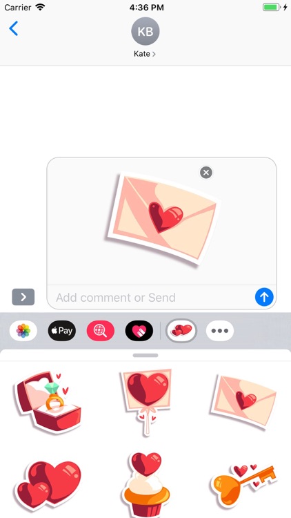 Love Hearts - Stickers Pack screenshot-3